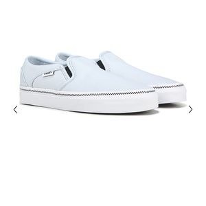 Light Blue Slip On Vans